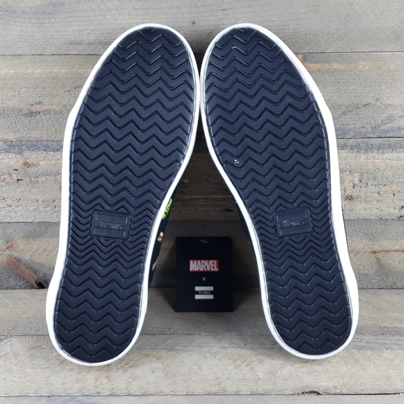 Marvel X Toms Limited Edition Printed Logos Shoes - Picture 5 of 10